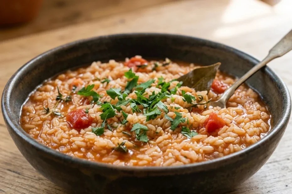 Arroz de tomate