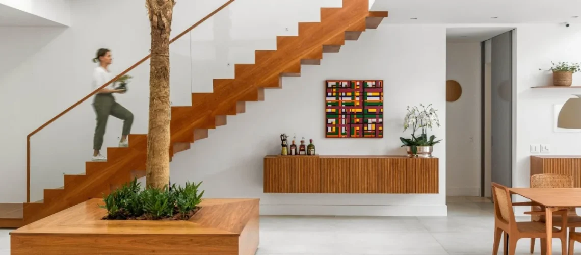 Revestimento de escada